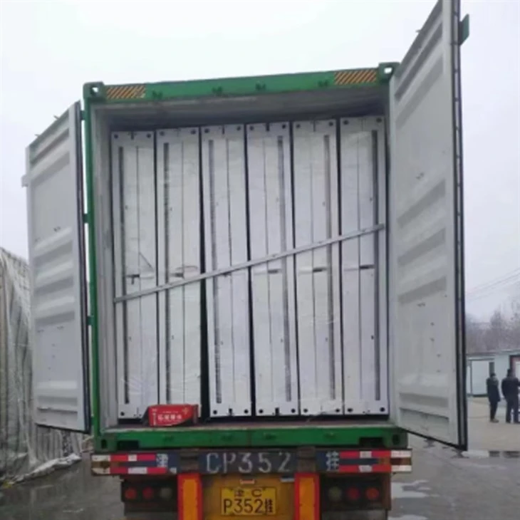 Disaster relief container transport Disaster relief container transport