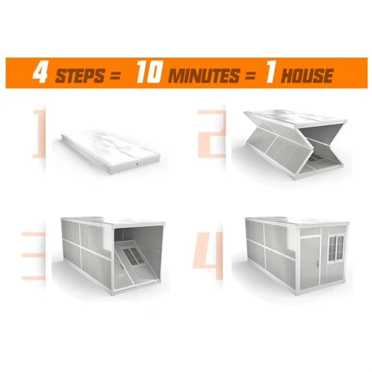 Foldable Modular House Installation Foldable Modular House Installation