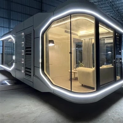 Steel Space Capsule House